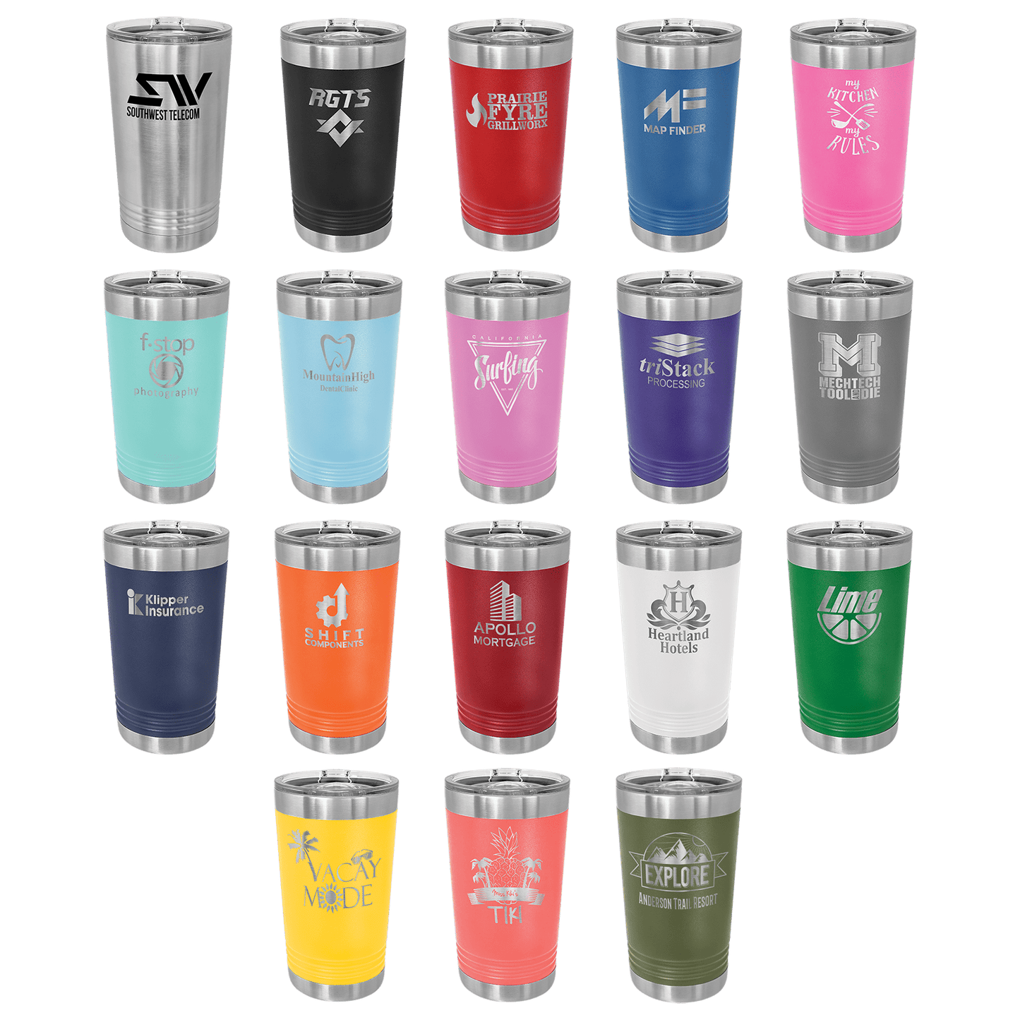 16 oz Polar Camel Pint Tumbler. Choice of Color! Contact us for personalization options