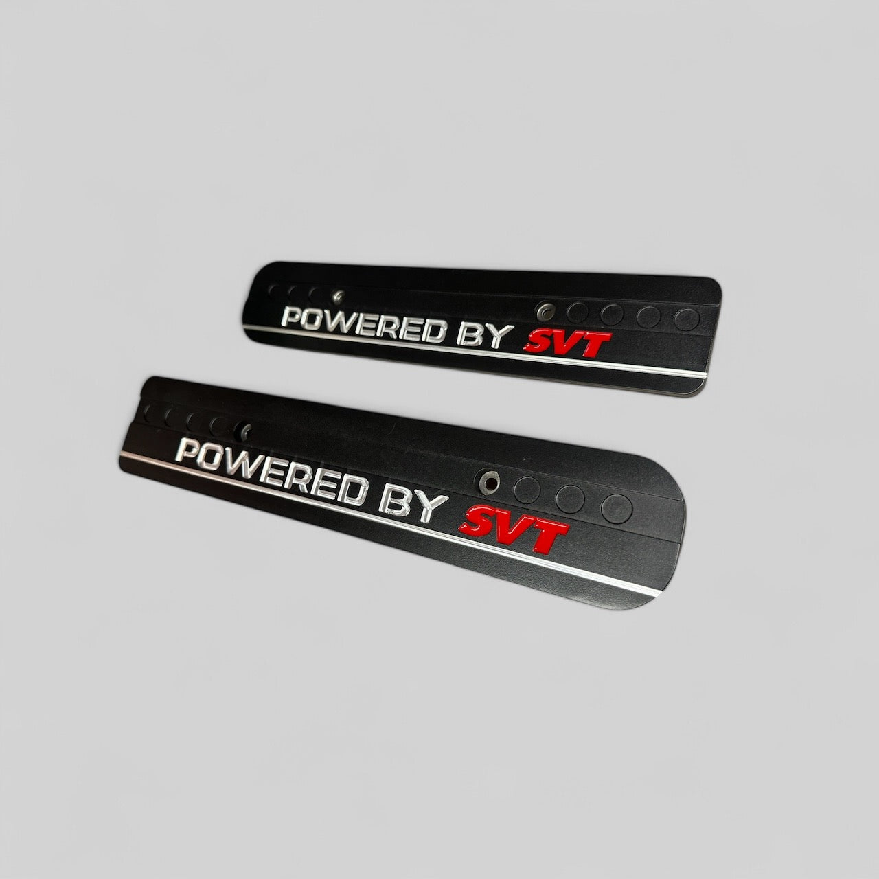 99-04 Ford Mustang Powered by SVT Raw with Red fill 4.6L Custom Coil Covers