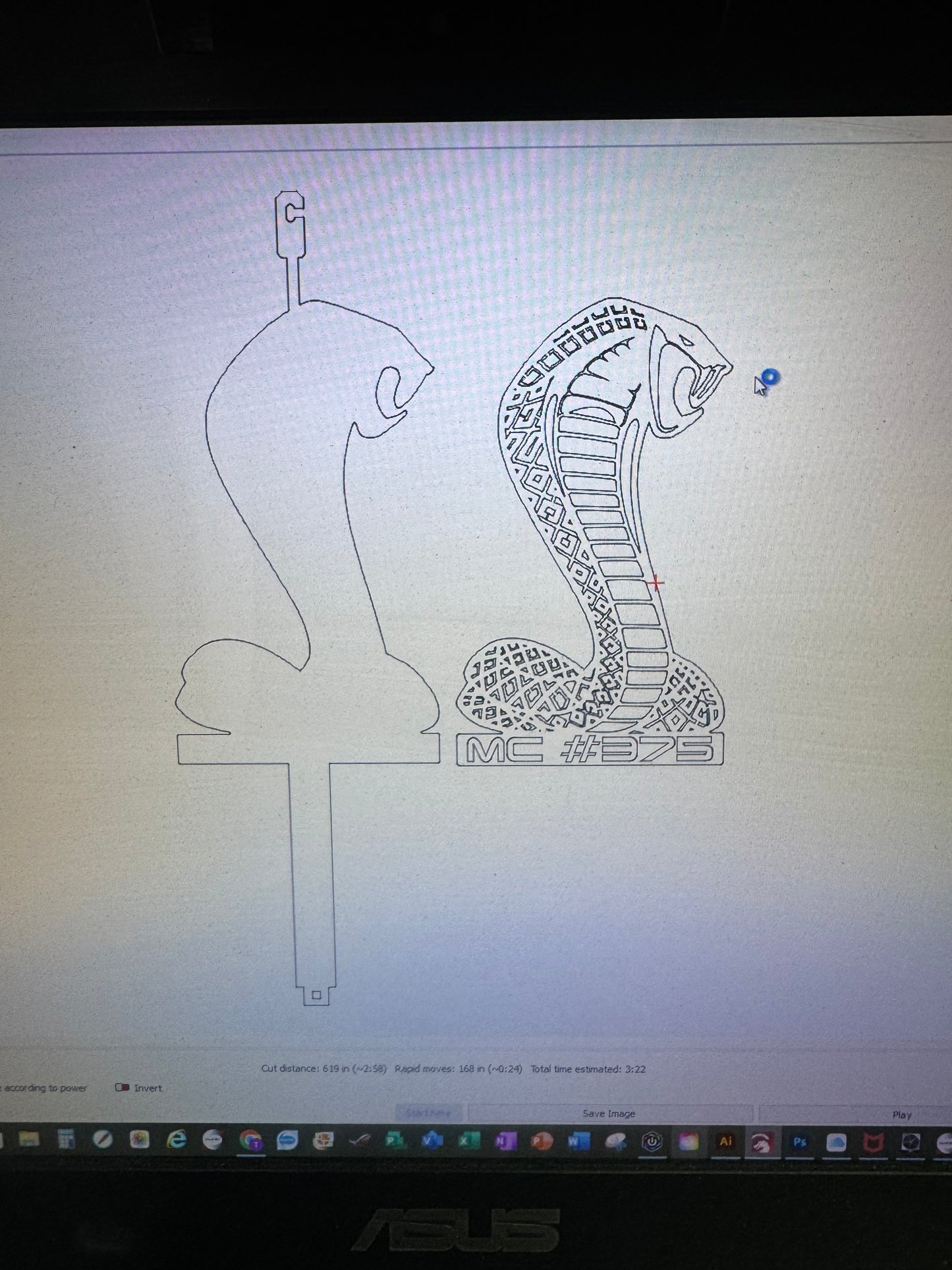 Custom Ordered MC#375 Snake Hood Prop