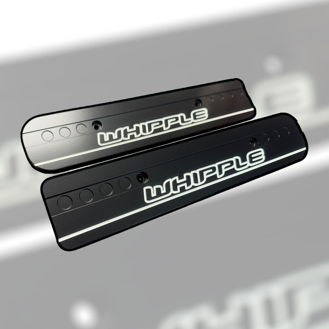 99-04 Ford Mustang Whipple Black with Silver Fill 4.6L Custom Coil Covers