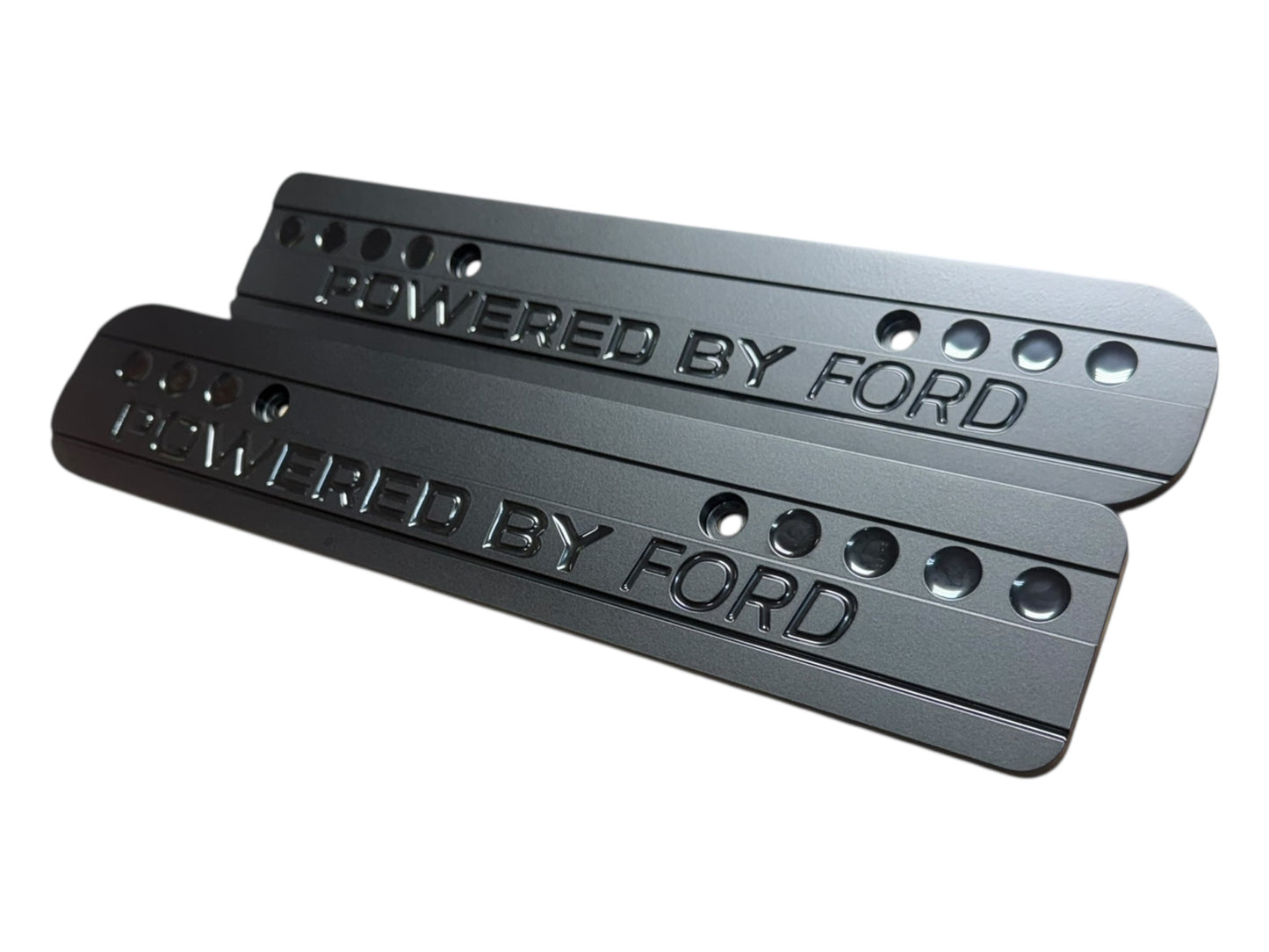 Black Semi-Matte Finish Powered by Ford 99-04 Ford Mustang Cobra SVT 4.6L Coil Covers