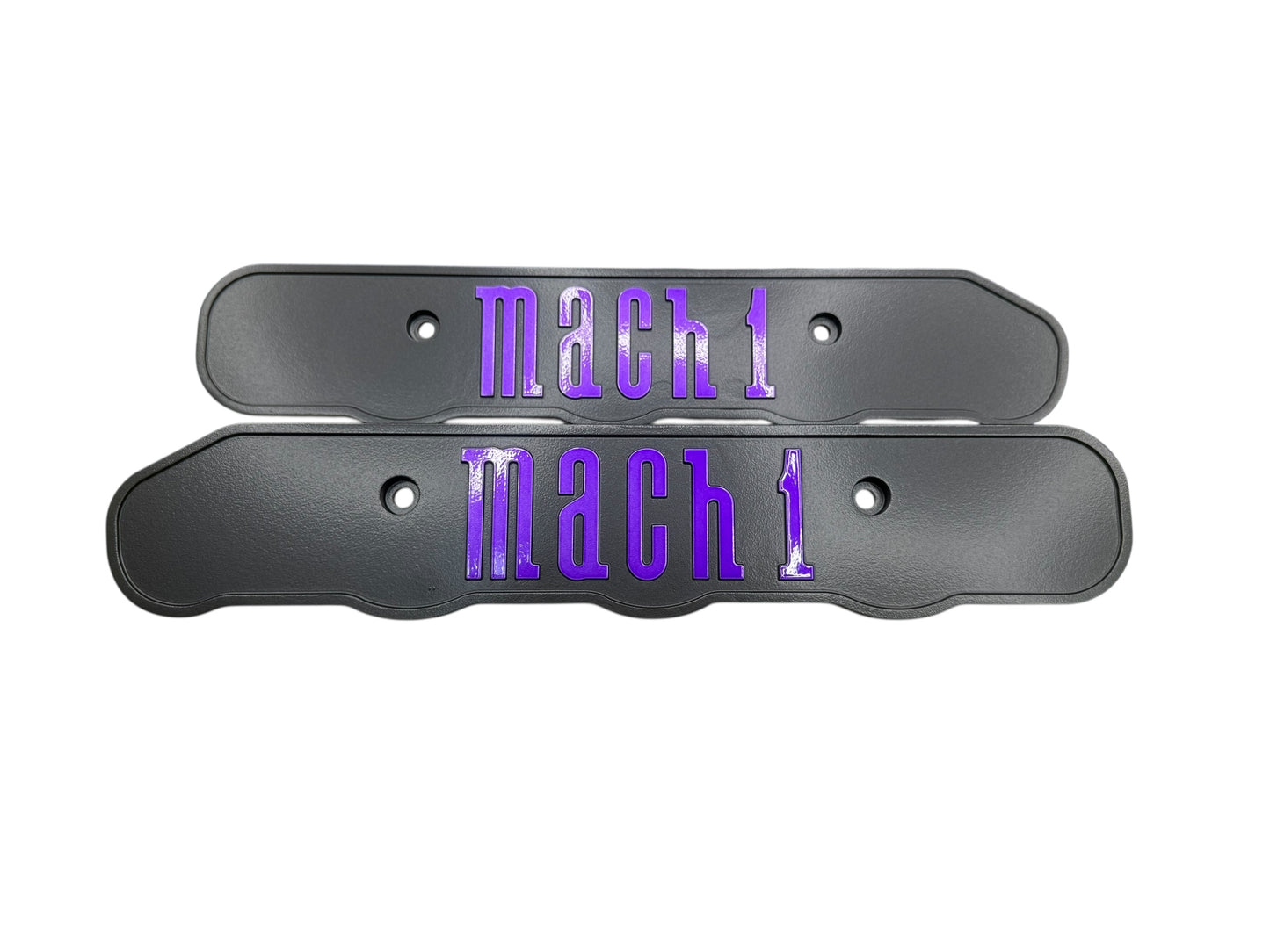 99-04 SCALLOPED EDGE Ford Mustang Mach 1 SVT 4.6L Custom Coil Covers Valve Cover Black