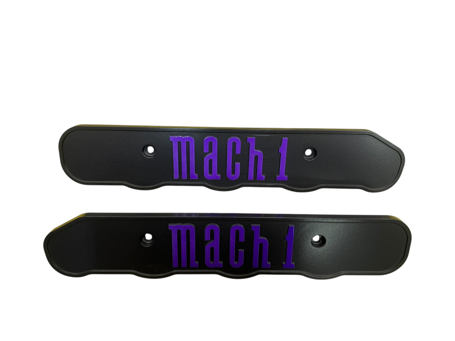 99-04 SCALLOPED EDGE Ford Mustang Mach 1 SVT 4.6L Custom Coil Covers Valve Cover Black