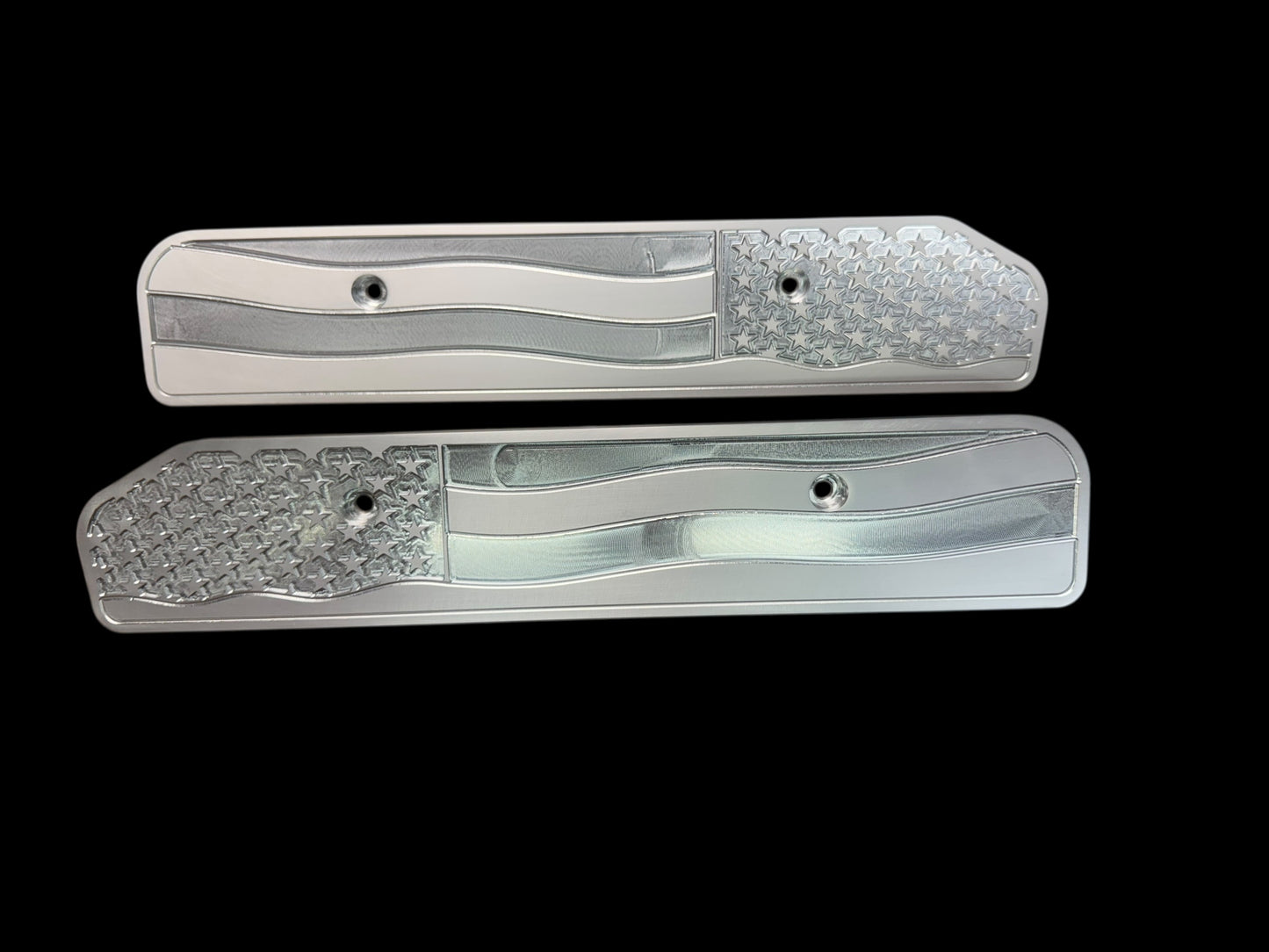 99-14 4.6 5.4 American Flag COP Covers Machined Raw