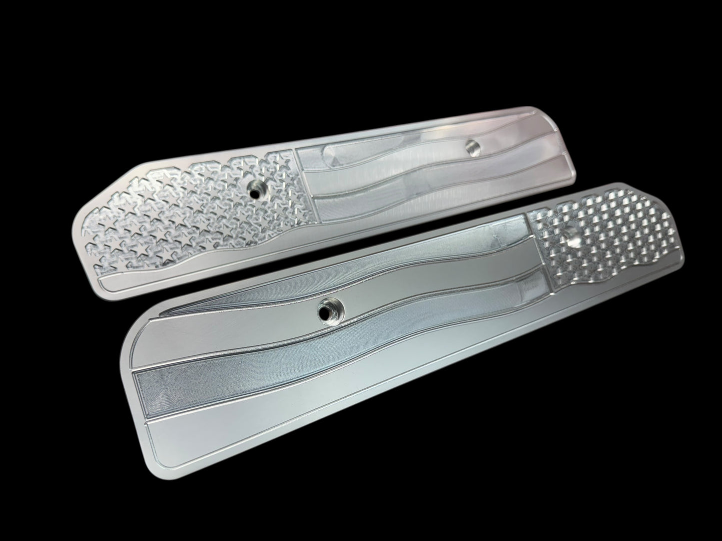 99-14 4.6 5.4 American Flag COP Covers Machined Raw