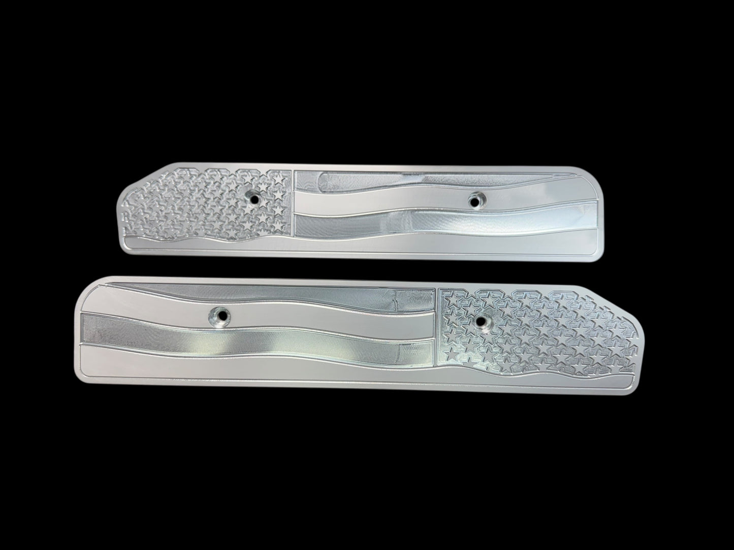99-14 4.6 5.4 American Flag COP Covers Machined Raw