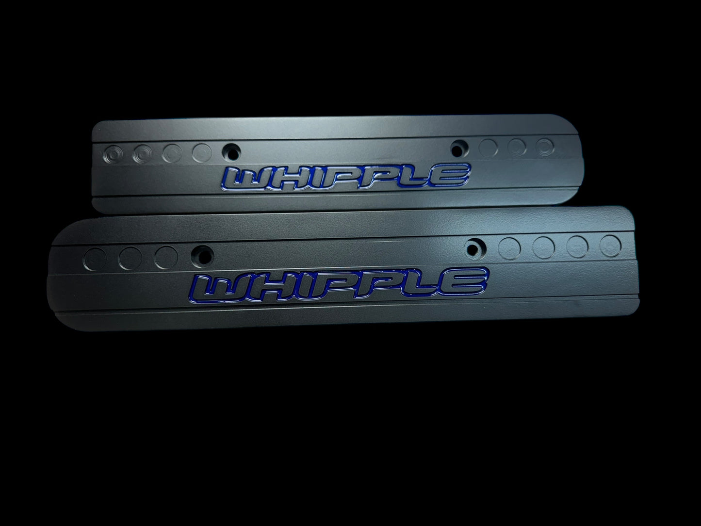 99-04 Ford Mustang Whipple Black with Silver Fill 4.6L Custom Coil Covers