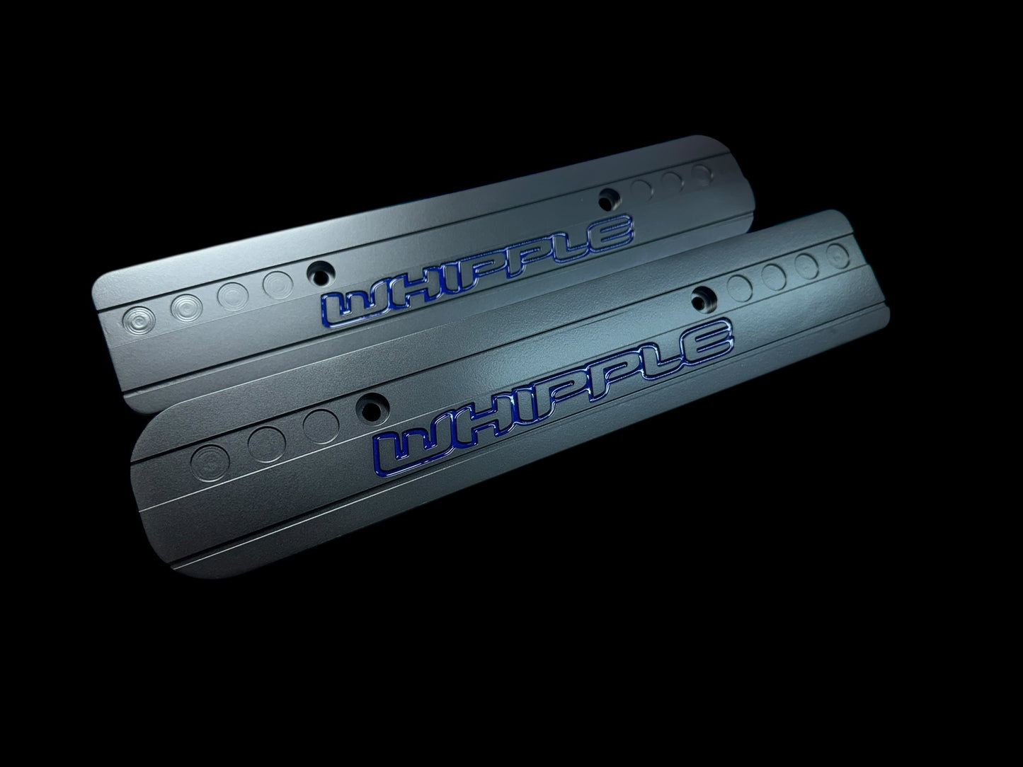 99-04 Ford Mustang Whipple Black with Silver Fill 4.6L Custom Coil Covers
