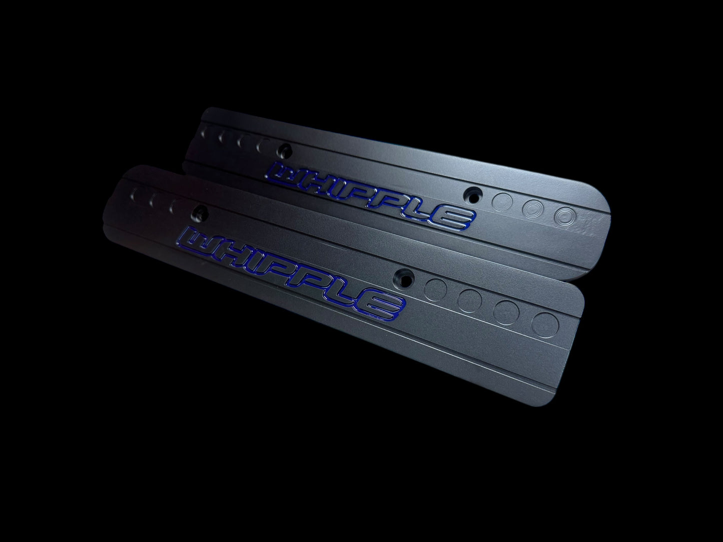 99-04 Ford Mustang Whipple Black with Silver Fill 4.6L Custom Coil Covers