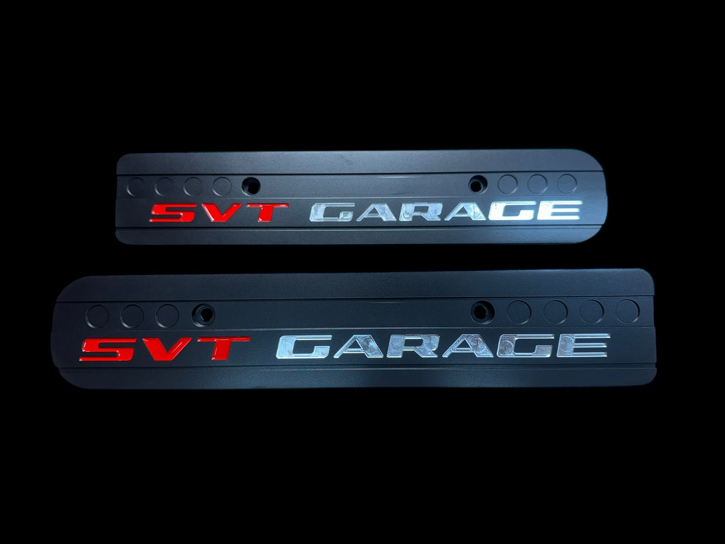 SVT GARAGE Ford Mustang 4.6L Custom Coil Covers Valve Cover Black