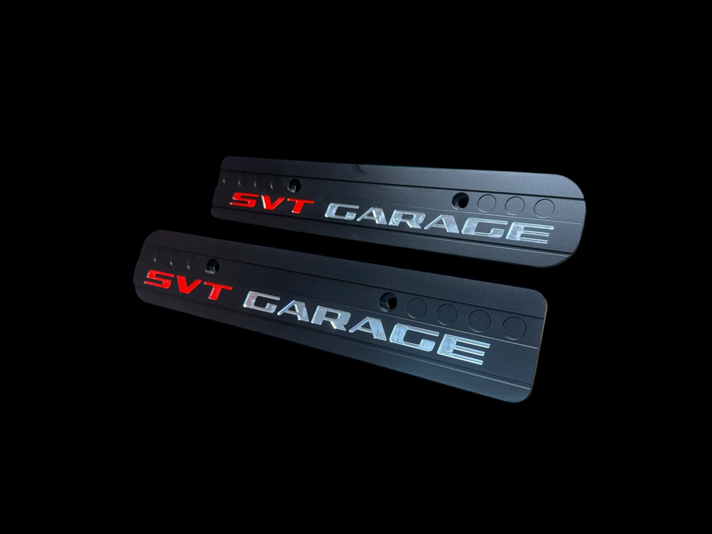 SVT GARAGE Ford Mustang 4.6L Custom Coil Covers Valve Cover Black