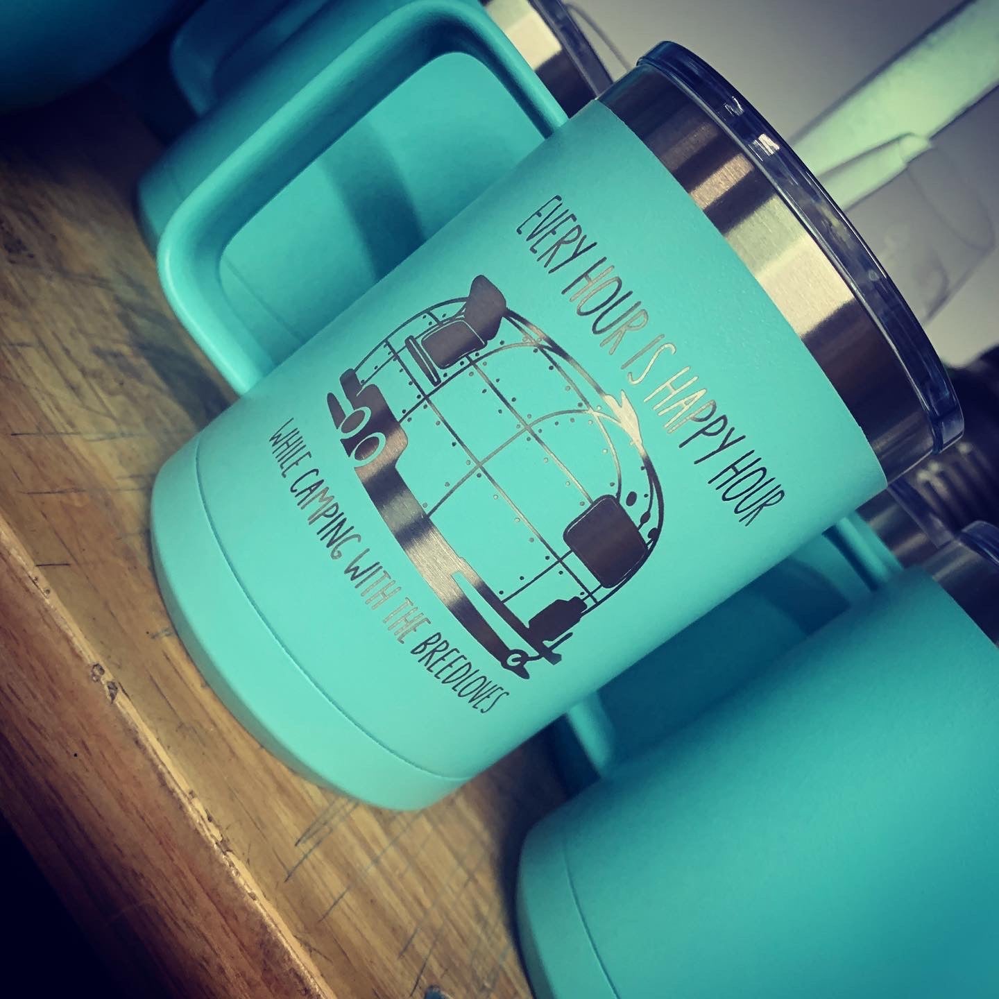 15 oz Polar Camel coffee mug. Choice of Color! Contact us for personalization options