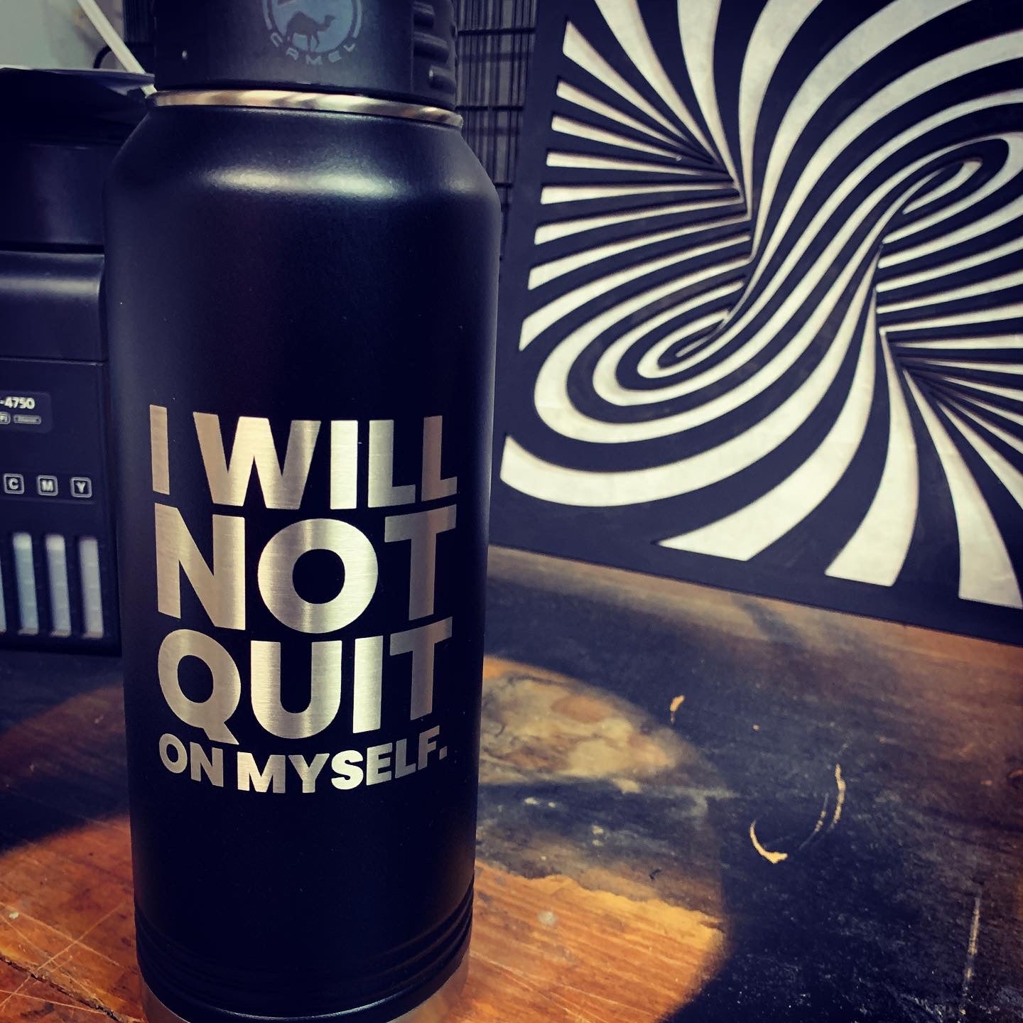 32 oz Personalized Water Bottle. Choice of Color! Contact us for personalization options