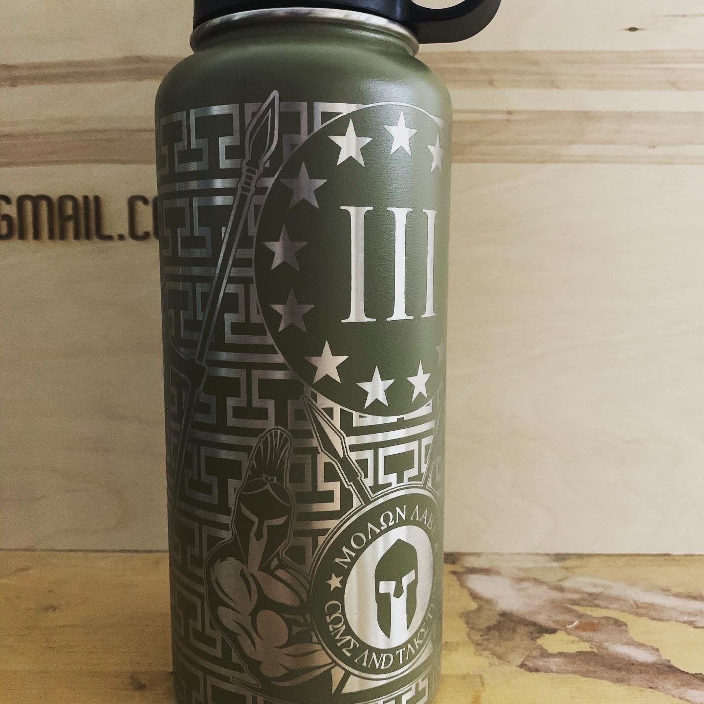 32 oz Personalized Water Bottle. Choice of Color! Contact us for personalization options