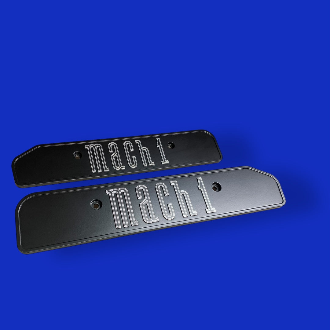 99-04 Ford Mustang Mach 1 SVT 4.6L Custom Coil Covers Valve Cover Black