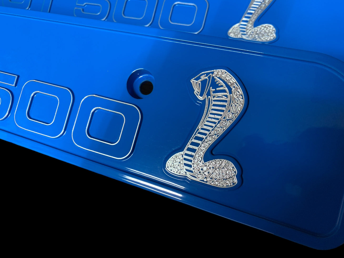 99-14 Ford Mustang GT500 4.6, 5.4, 5.8 Coil Covers Valve Grabber Blue