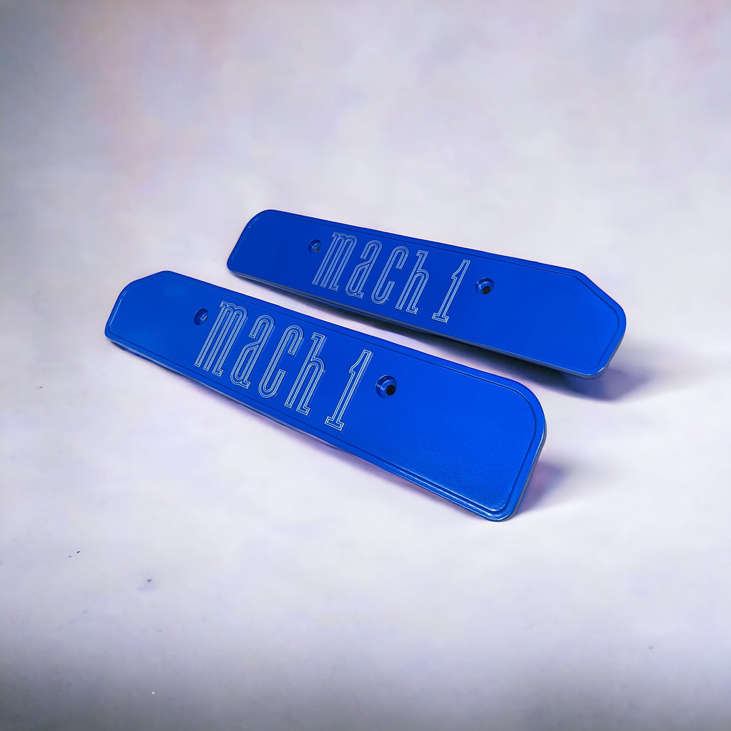 99-04 Ford Mustang Mach 1 SVT 4.6L Custom Coil Covers Valve Cover Azure Blue