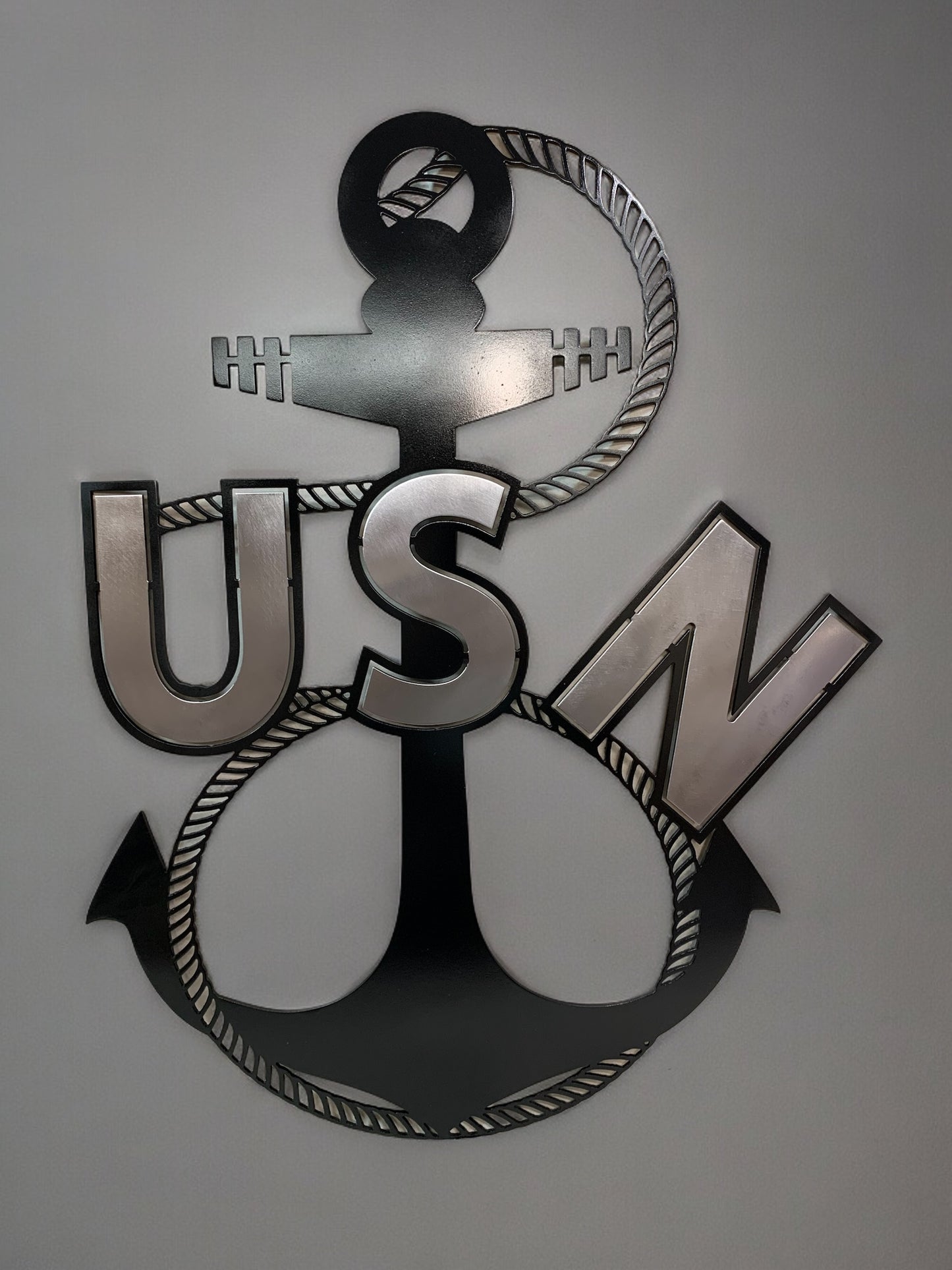 Navy Heritage Chief Anchor Wall Art