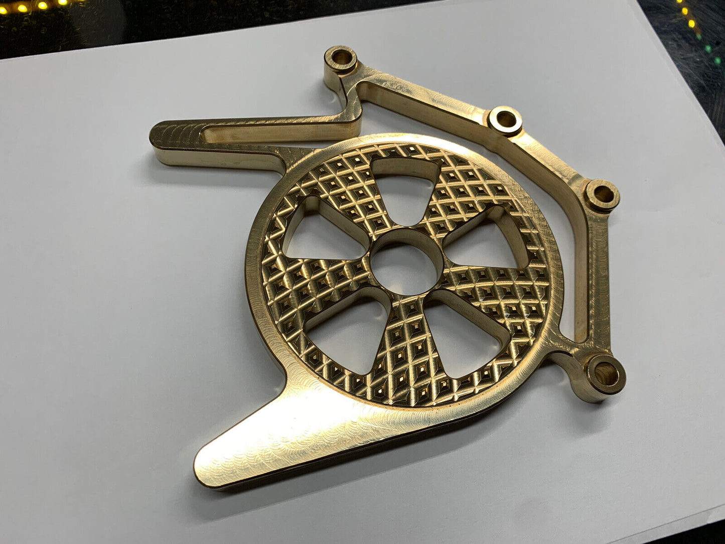 Triumph Speedmaster Bonneville Scrambler Thruxton Sprocket Cover Brass
