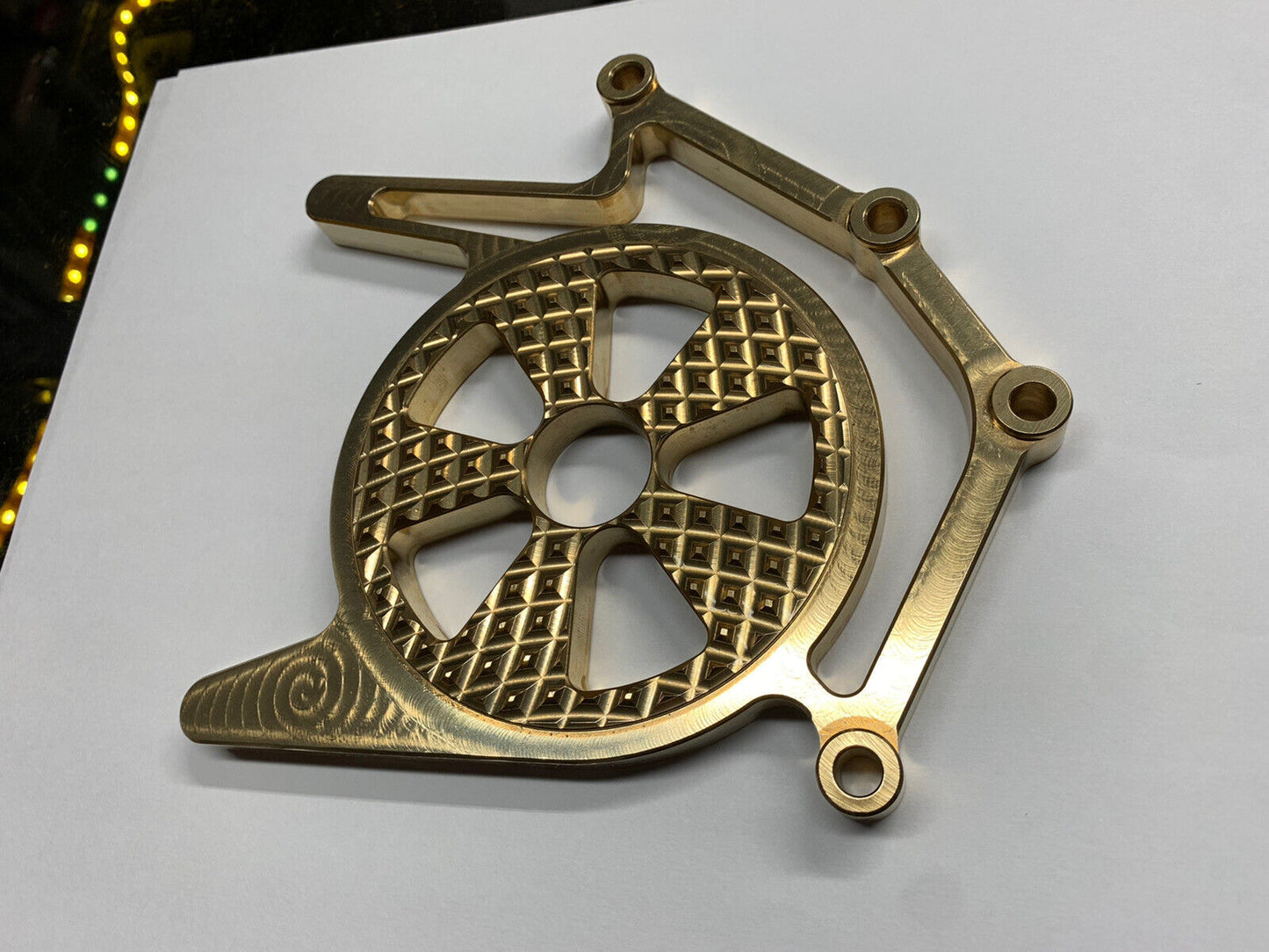 Triumph Speedmaster Bonneville Scrambler Thruxton Sprocket Cover Brass