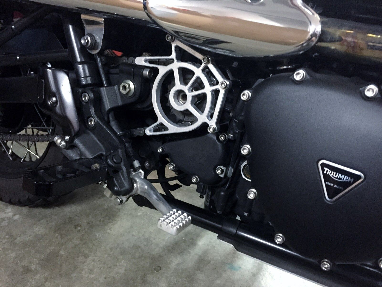 Triumph Speedmaster Bonneville Scrambler Thruxton Sprocket Cover TBW035