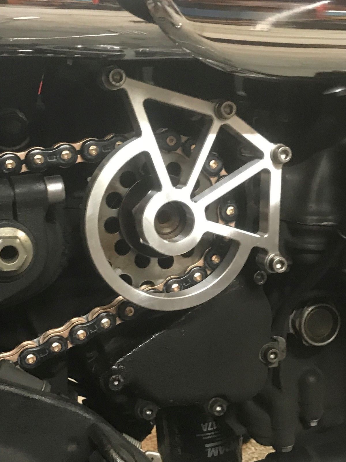 Triumph Speedmaster Bonneville Scrambler Thruxton Round Sprocket Cvr RAW TBW038