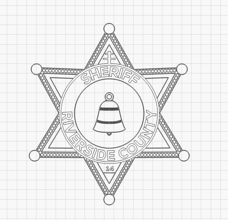 Riverside County Sheriff SVG File