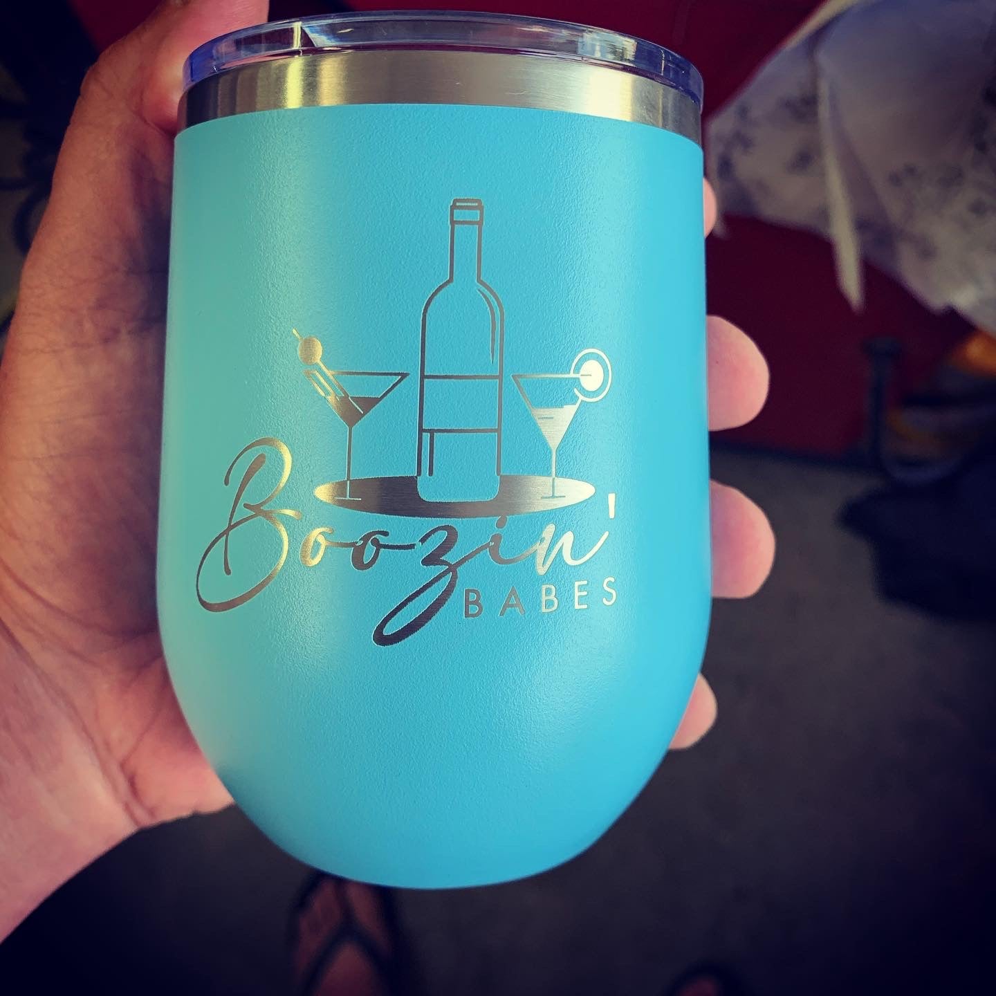 12 oz Polar Camel Wine Tumbler. Choice of Color! Contact us for personalization options