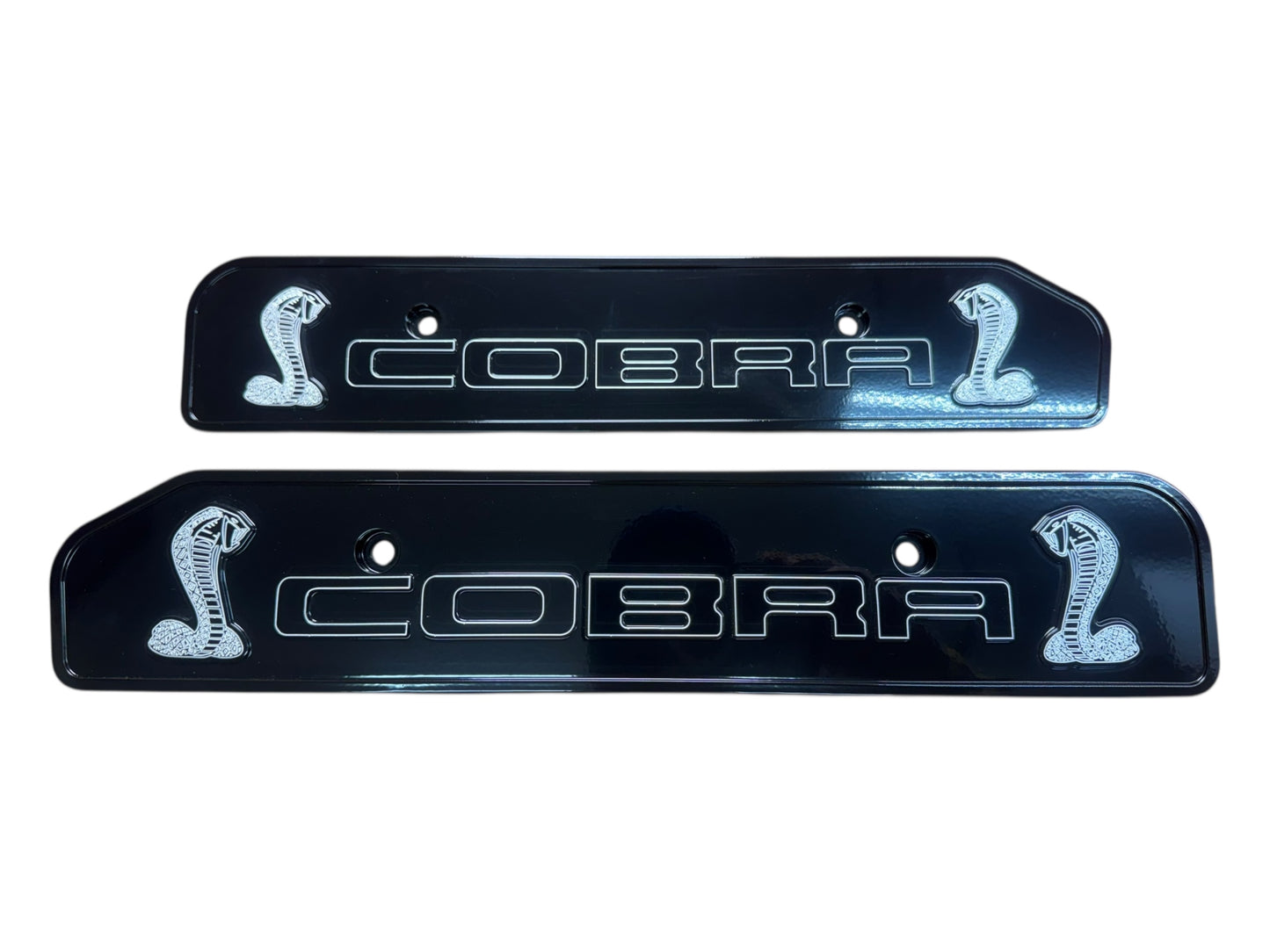 99-04 Ford Mustang Double COBRA  4.6L Custom Coil Covers Valve Cover Semi Blk Matte
