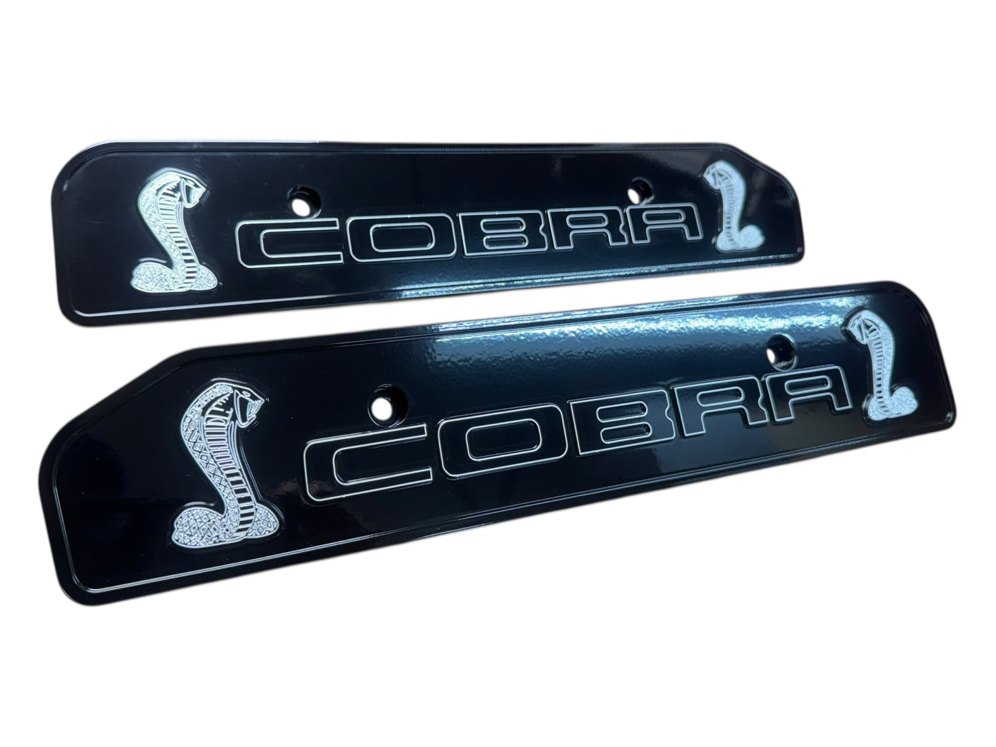 99-04 Ford Mustang Double COBRA  4.6L Custom Coil Covers Valve Cover Semi Blk Matte
