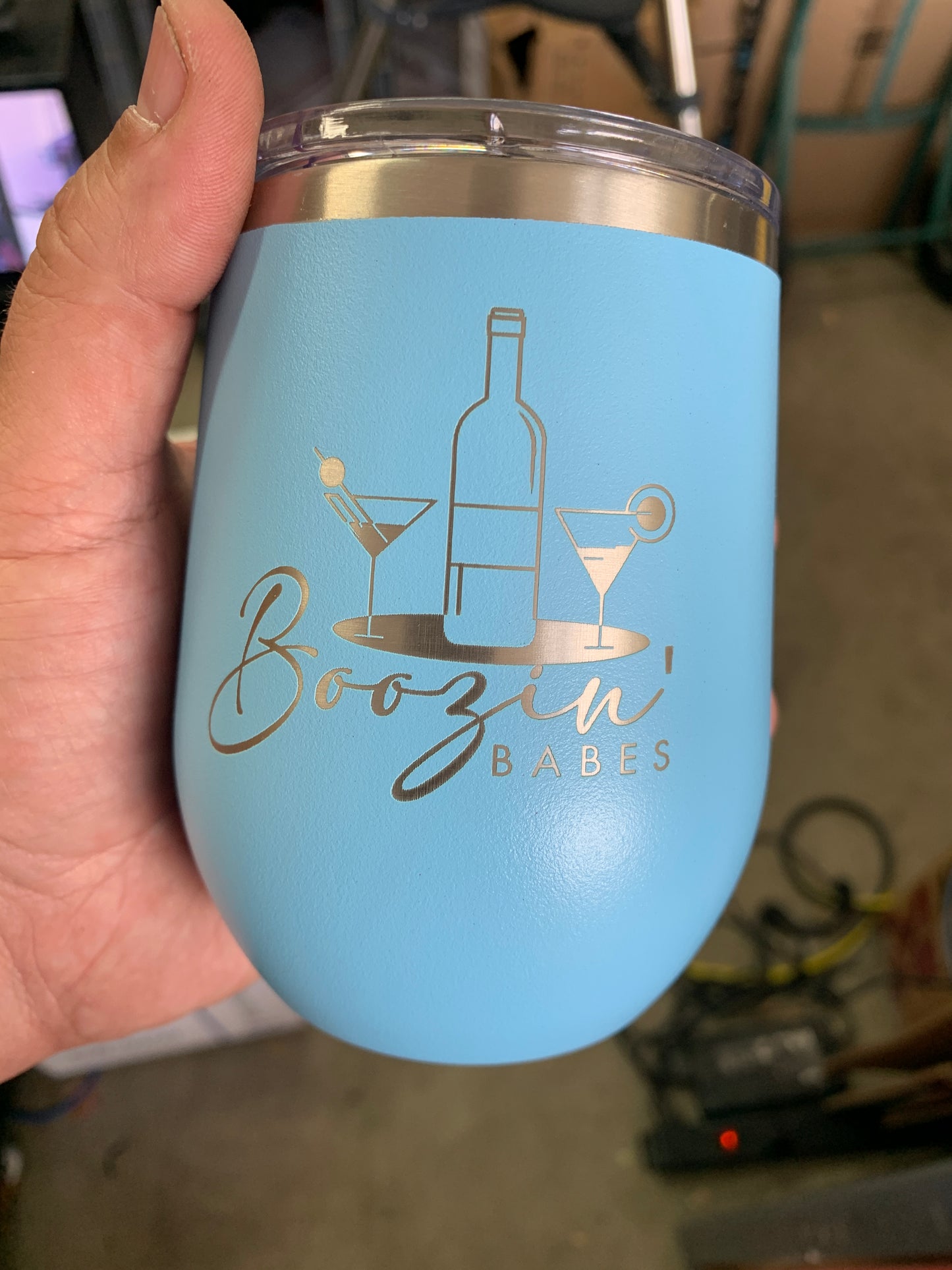 12 oz Polar Camel Wine Tumbler. Choice of Color! Contact us for personalization options