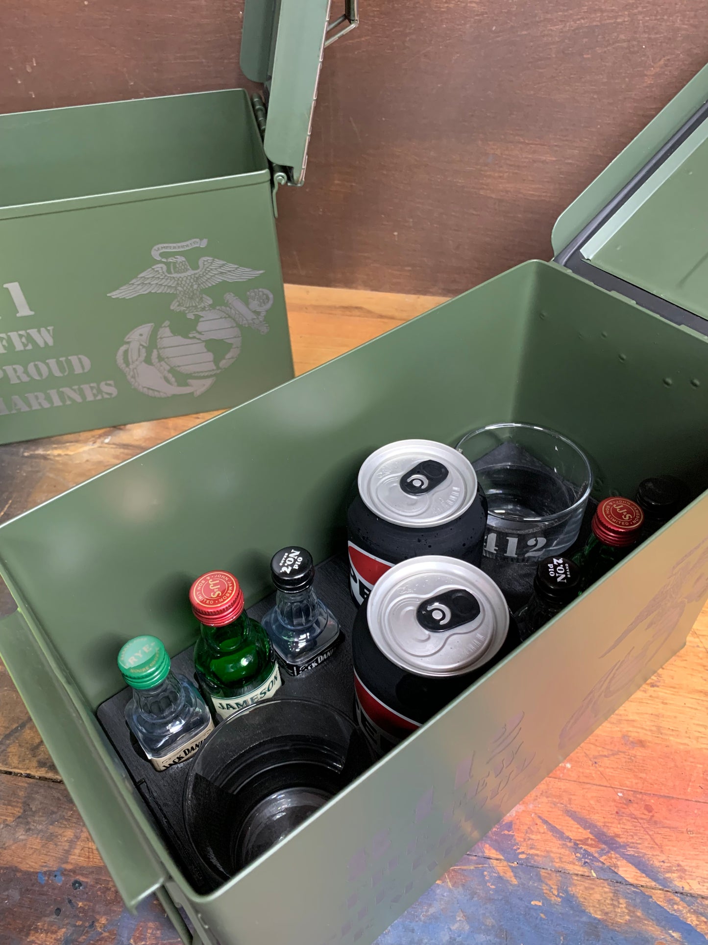 MADE TO ORDER Personalized Engraved Ammo Can, Father's Day Gifts, Made In USA, Genuine Military Surplus 50 cal, Storage Box, Gifts for Groomsmen