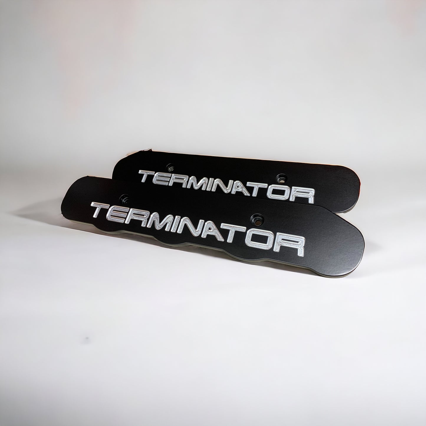 Black Semi-Matte Finish 99-04 Ford Mustang Cobra SVT 4.6L ROUNDED Coil Covers Terminator