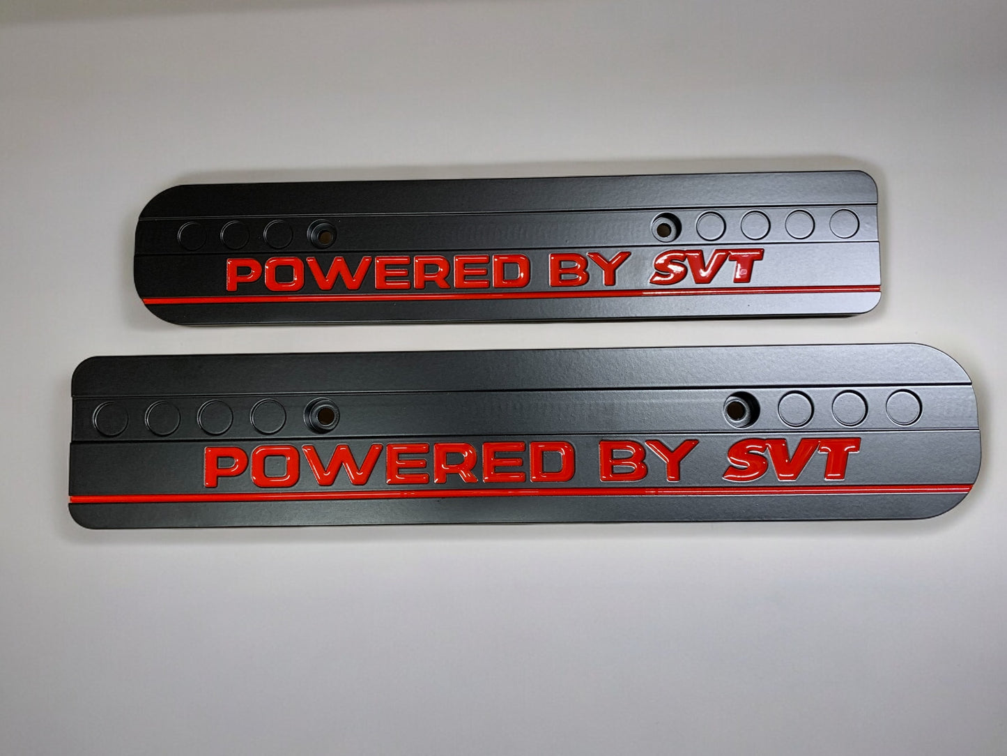 99-04 Ford Mustang Powered by SVT RED 4.6L Custom Coil Covers Valve Cover